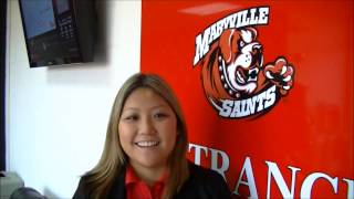 Maryville womens swimming and diving head coach Mandy Chun [upl. by Grewitz697]