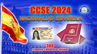 Examen Nacionalidad Española 2024  Estudia las preguntas oficiales CCSE [upl. by Srini]