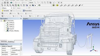 How to create multiple enclosure on ANSYSaerodynamic aerodynamics automobile [upl. by Immot]