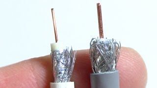 The difference between RG59 amp RG6 coax cables [upl. by Valdis904]