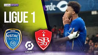 Troyes vs Brest  LIGUE 1 HIGHLIGHTS  03192023  beIN SPORTS USA [upl. by Verna]