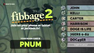 Game Lobby Fibbage 2 [upl. by Husha]