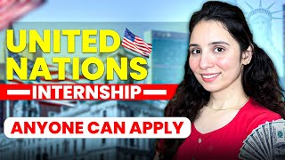 INTERNATIONAL Internship Opportunity 🌍 ➤ United Nations Internship 🚀  Apply NOW [upl. by Manny]