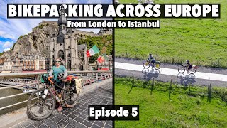 Bikepacking Belgium EuroVelo 5  Bikepacking Across Europe Ep5 [upl. by Ailsun]