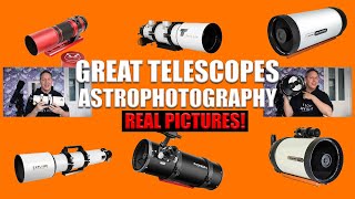 Best Telescopes for Astrophotography in 2022  with REAL Pictures [upl. by Letsyrhc]