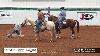 Select TieDown Roping  2024 AQHA World Championship Show [upl. by Yehus876]