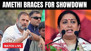 NDTV News LIVE Amethi Braces For Showdown As Rahul Gandhi And Smriti Irani In Town amp Other News [upl. by Neala852]