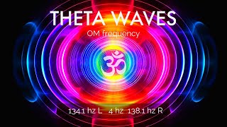 OM Frequency 1361 Hz Pure Tone Theta Wave Kaleidoscope [upl. by Anavlis]