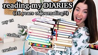 reading my old DIARIES  I’ve been journaling for 16 years [upl. by Aihtenyc]