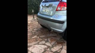 hyundai getz 13 sound exhaust [upl. by Arondell]