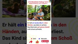 DTZ Mündliche PrüfungBildbeschreibung b1prüfung deutschkurs deutschlernen dtz learngerman b1 [upl. by Ettevi]