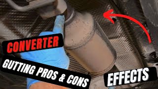 Guide On Removing amp Gutting Your Catalytic Converter  Will Removing Catalytic Converter Harm Engine [upl. by Aizirk88]