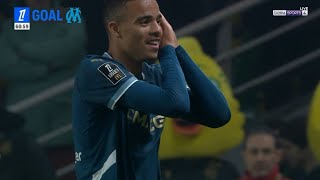 Mason Greenwood Goal Nantes vs Marseille 12 All Goals and Extended Highlights [upl. by Sinnelg407]