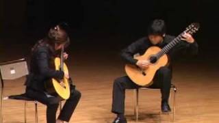 CDebussy  Golliwoggs Cakewalk  Guitar Duo [upl. by Ongun441]