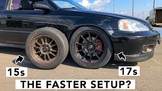 Is Bigger Better 15 Inch Vs 17 Inch Wheels amp Tires [upl. by Zaremski597]