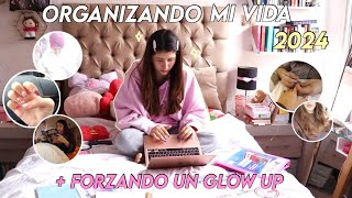 Organizando mi vida para el 2024 motivacion Glow up Life Binder volviendo a la rutina 💖 [upl. by Leuqcar]