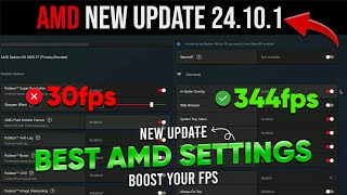 AMD Software Adrenalin Edition 24101 ✅  AMD New Update 24101  Best AMD Settings For Gaming [upl. by Laith749]