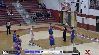 Summertown High School vs Lincoln County High School Mens Basketball  11222023 Cornersville … [upl. by Avigdor550]