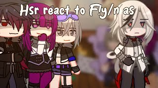 honkai starrail react to Fyn as arlecchino  hsr react to [upl. by Aphra]