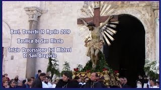 Inizio Processione dei Misteri di San Gregorio 2019 [upl. by Dupre]