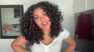 CURLY HAIR ROUTINE  2C TO 3B CURLS  VOLUME amp DEFINITION [upl. by Eigriv82]