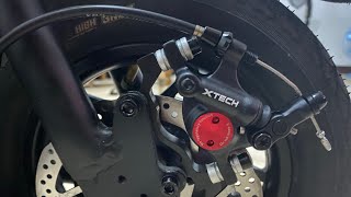 Fiido Q1S Zoom Xtech HB100 Brakes Upgrade [upl. by Aneehsyt]