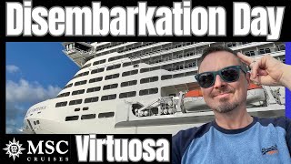 4 Nights on MSC Virtuosa Day 5 Disembarkation Day [upl. by Spielman525]