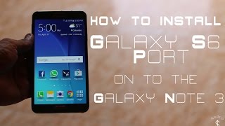 HOW TO  Install DarkLords Galaxy S6 Port AlphaBeta on to the Galaxy Note 3 [upl. by Esinyl]