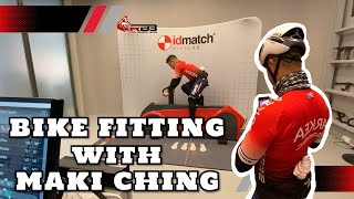 BIKE FITTING WITH MAKI CHING AT IDMATCH BIKELAB  ATHLALAB [upl. by Nuaj]