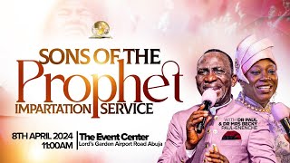 SONS OF THE PROPHET IMPARTATION SERVICE 08042024 [upl. by Eylsel174]