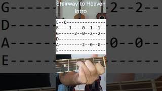 Stairway to Heaven Intro Guitar Lesson  Led Zeppelin guitarlesson guitar stairwaytoheaven [upl. by Dawn877]