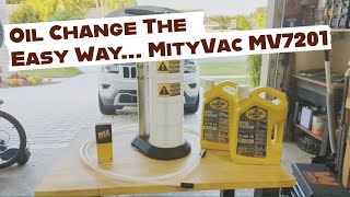 Easy MessFree Oil Change with MityVac MV7201 [upl. by Myrtie]