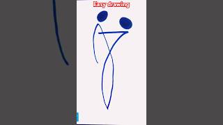 One line drawing easy drawing onelinedrawing shortvideo drawing art trending picsart yt [upl. by Sajovich779]