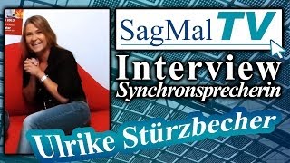 SagMalTV  Interview Synchronsprecherin Ulrike Stürzbecher [upl. by Wiencke]