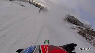 HMX GoPro  Wes Selby  Quadna Snowbike National  Pro Men Heat 2  HardlineMX [upl. by Narra]