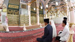 Presiden Jokowi Ziarah Makam Rasulullah SAW Madinah 15 April 2019 [upl. by Eamaj]