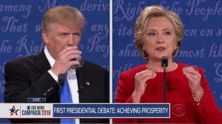 Full video TrumpClinton first presidential debate [upl. by Cristiona1]