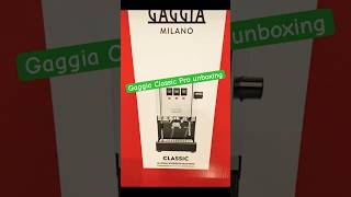 Gaggia Classic Pro Unboxing amp First Use جاجيا كلاسيك برو [upl. by Gaiser211]