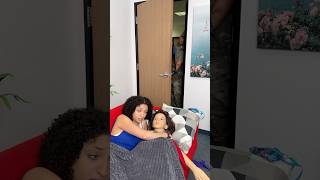 SLEEPY STRANGENESS GFs Bizarre Sleeping Habits Exposedshortsfunny shorts [upl. by Ahsotan]