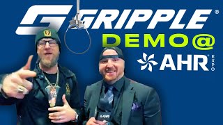 Gripple Ductwork Hangers Demonstration at AHR Expo [upl. by Anyah544]