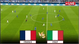 🔴EN DIRECT  FRANCE vs ITALY I UEFA NATIONS LEAGUE LIVE FOOTBALL MATCH TODAY I eFOOTBALL PES 21 GAME [upl. by Flip]