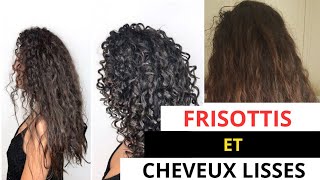 COMMENT ENLEVER LES FRISOTTIS CHEVEUX LISSES [upl. by Macnamara50]