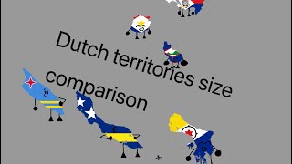 Dutch territories and historical size comparison [upl. by Lenad]