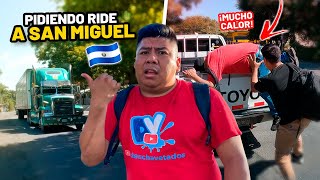 😮PIDIENDO RIDE de SAN SALVADOR HASTA SAN MIGUEL 1 Parte [upl. by Enelav457]