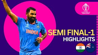 India v New Zealand Semi Final1  World Cup 2023 Highlights [upl. by Notelrahc]