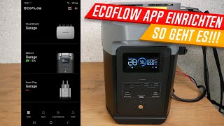 EcoFlow App installieren und einrichten Delta 2 Delta 2 Max Powerstream Smart Plugs [upl. by Undis]