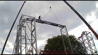 Tilburgse Kermis 2018  De Attracties  Opbouw [upl. by Katrine958]