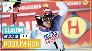 Ramon Zenhaeusern  2nd place  Chamonix  Mens Slalom 2  FIS Alpine [upl. by Isacco759]