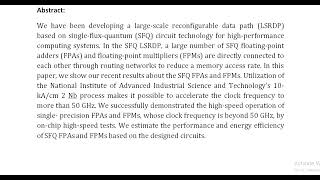 High Speed Demonstration of Bit Serial Floating Point Adders and Multipliers Using Single Flux Quant [upl. by Almira988]