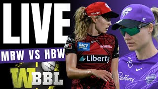 WBBL Live  HBW vs MRW live  Big Bash womens t20 live  bbl live match today  Big bash live [upl. by Bahe]